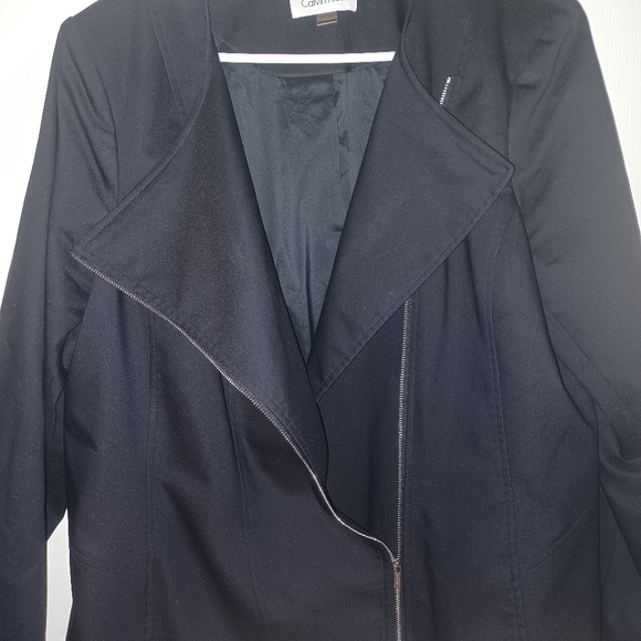 Women Calvin Klein Double Zipper Jacket Size 18 W - Picture 5 of 6